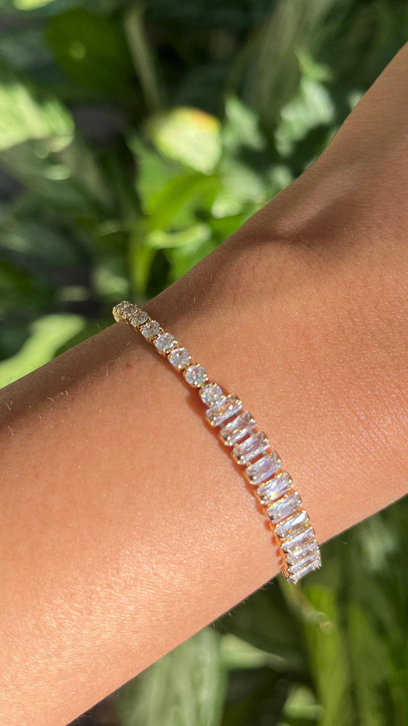Baguette Tennis Bracelet