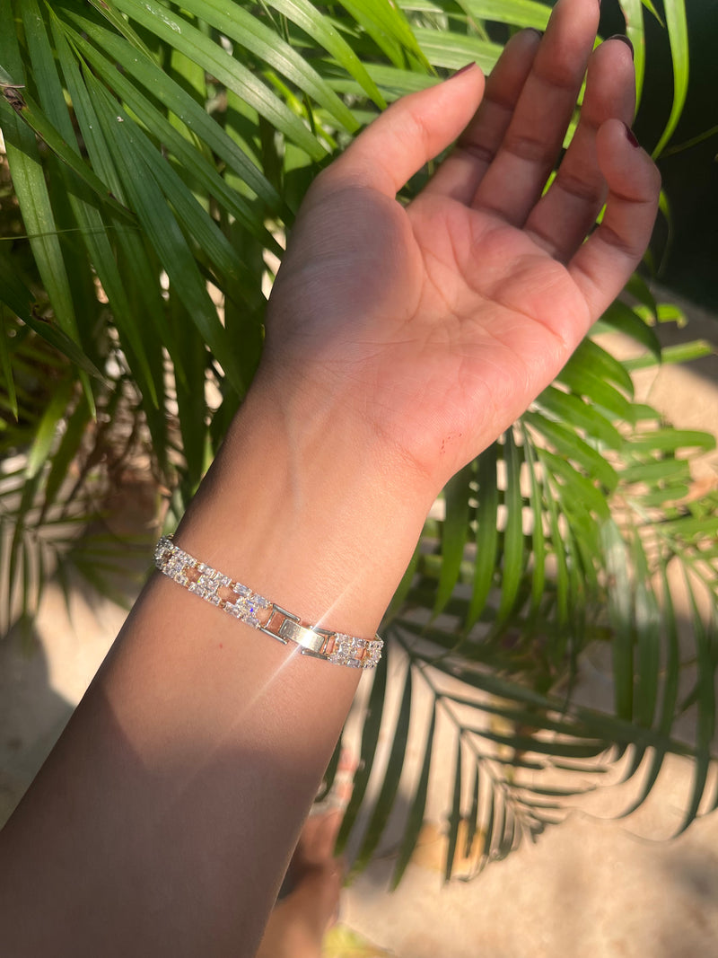 Celeste Crystal Tennis Bracelet