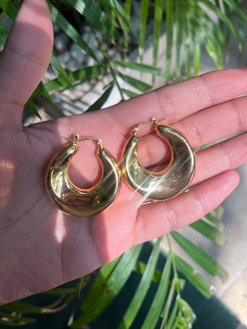 Luna Gold Hoops