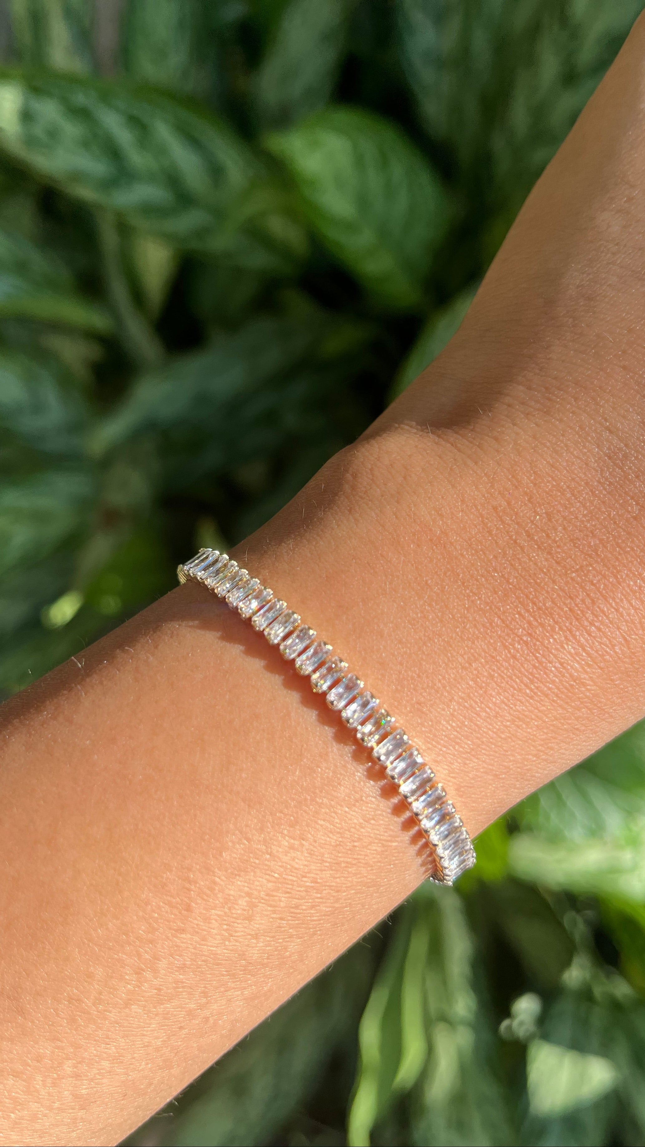 Paris Ice Tennis Bracelet