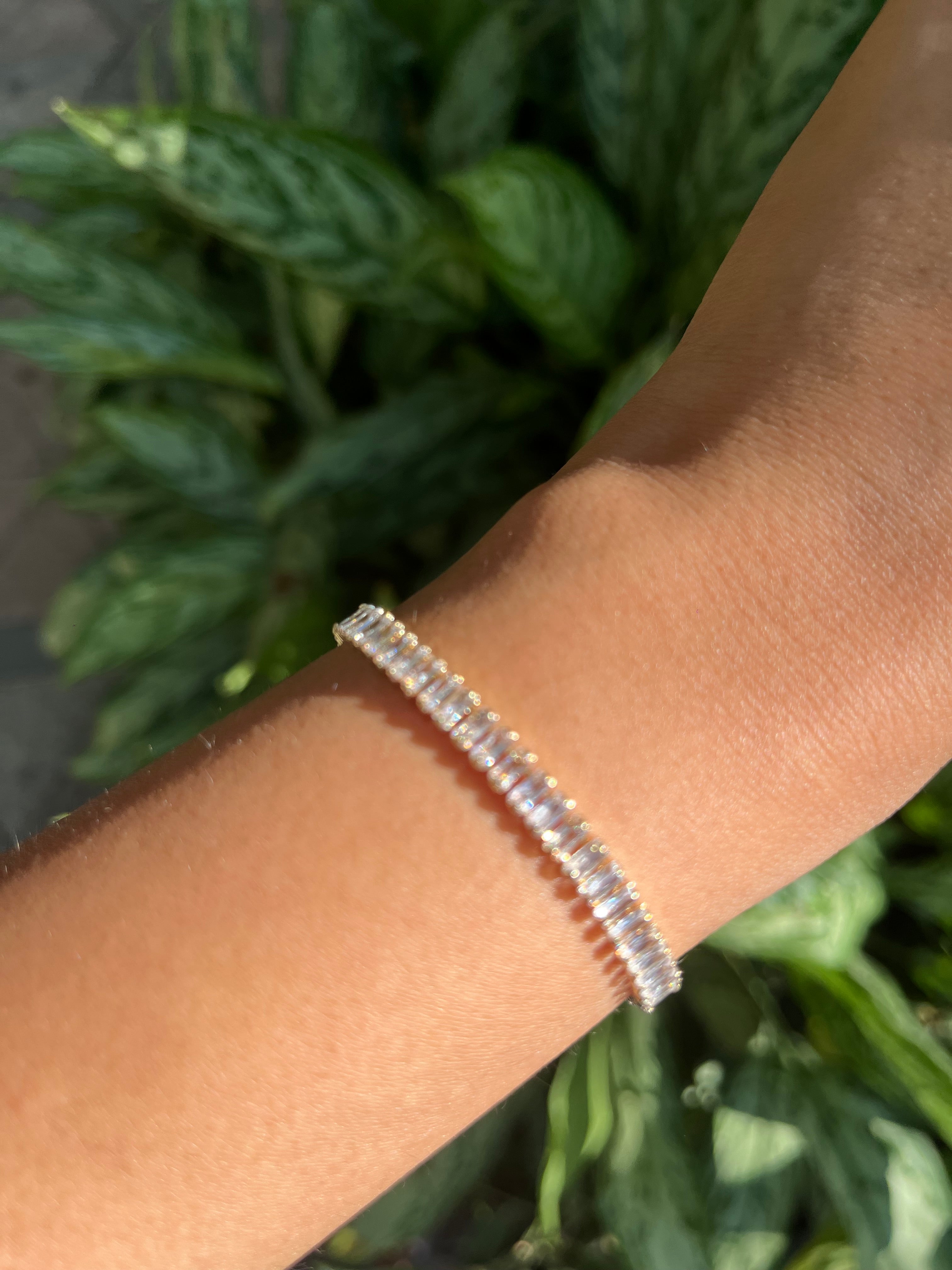 Paris Ice Tennis Bracelet