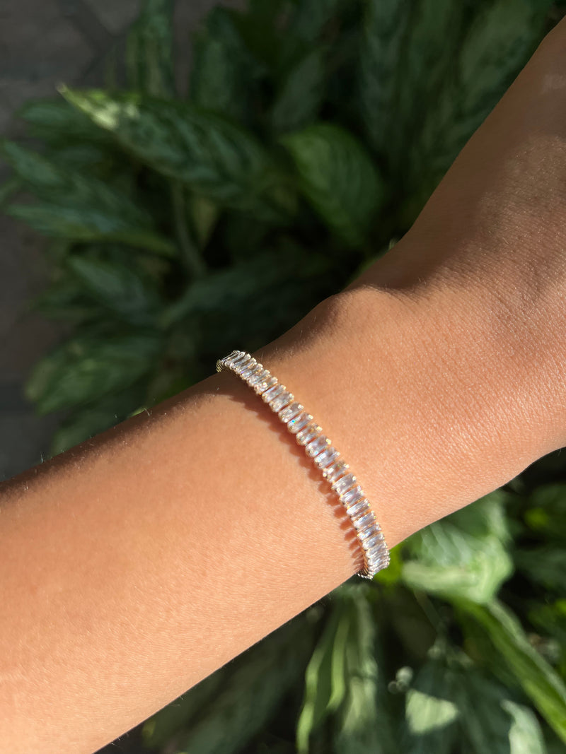 Paris Ice Tennis Bracelet