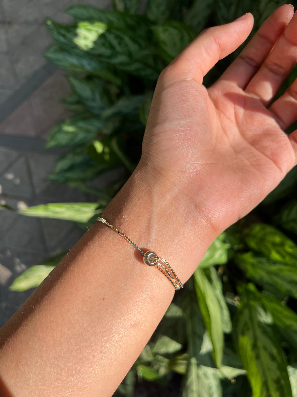 Evil Eye Diamond Chain Bracelet