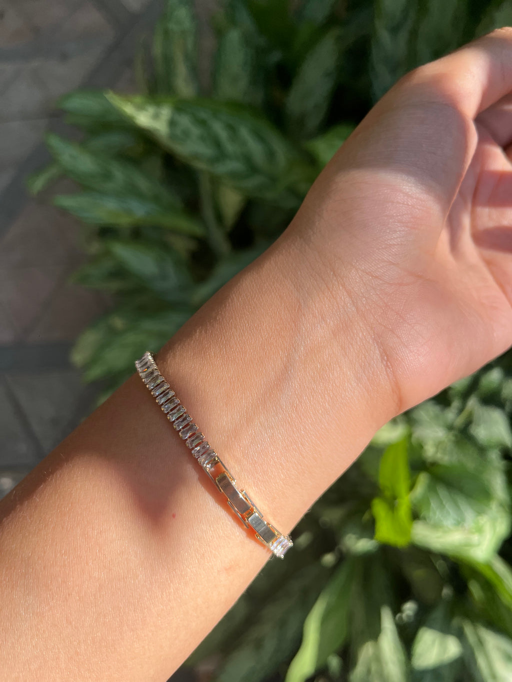 Paris Ice Tennis Bracelet