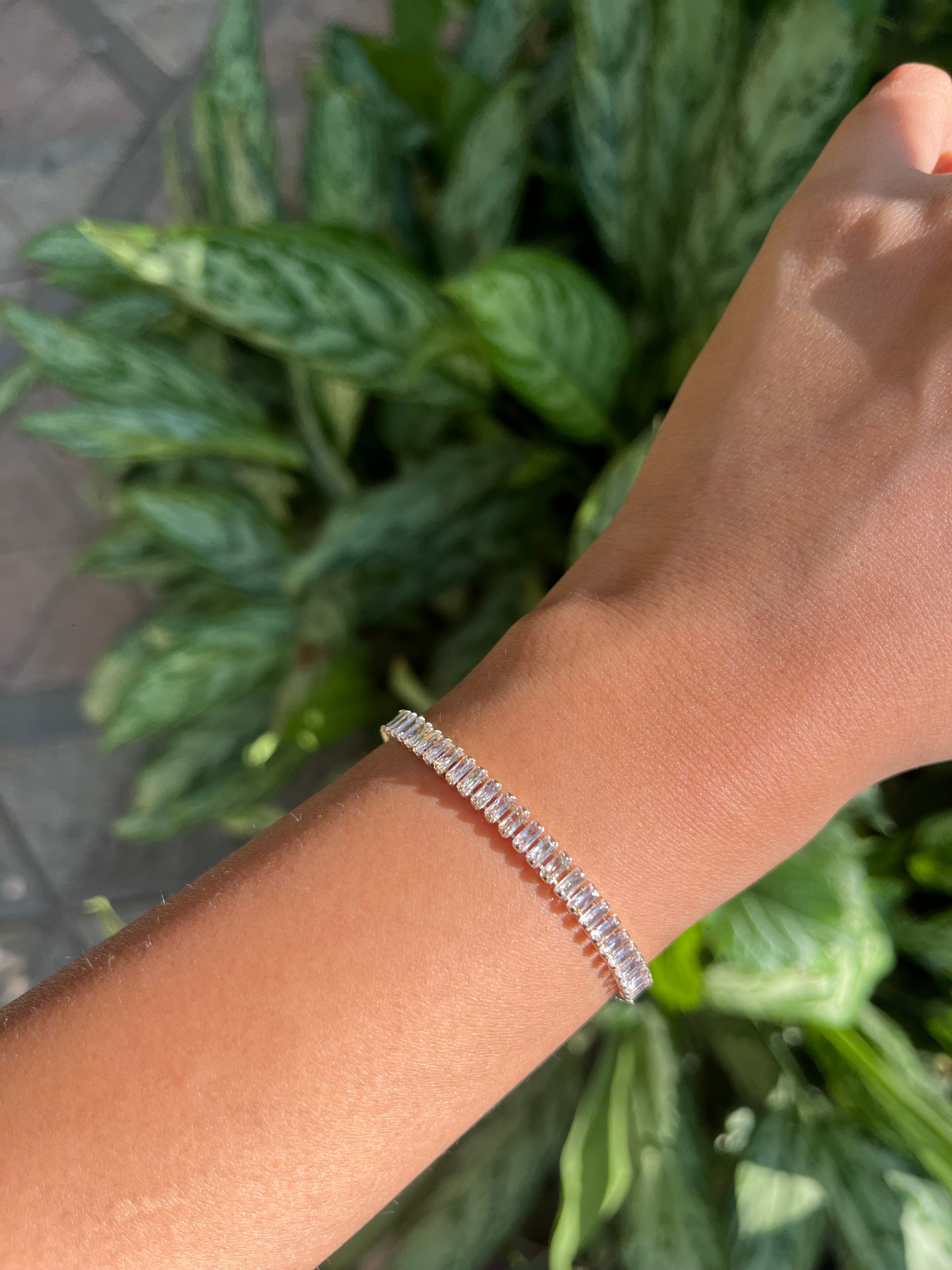 Paris Ice Tennis Bracelet