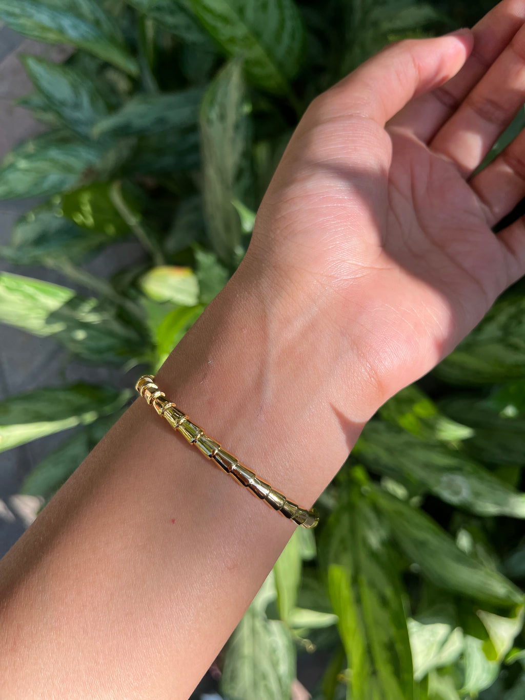 Golden Serpent Cuff