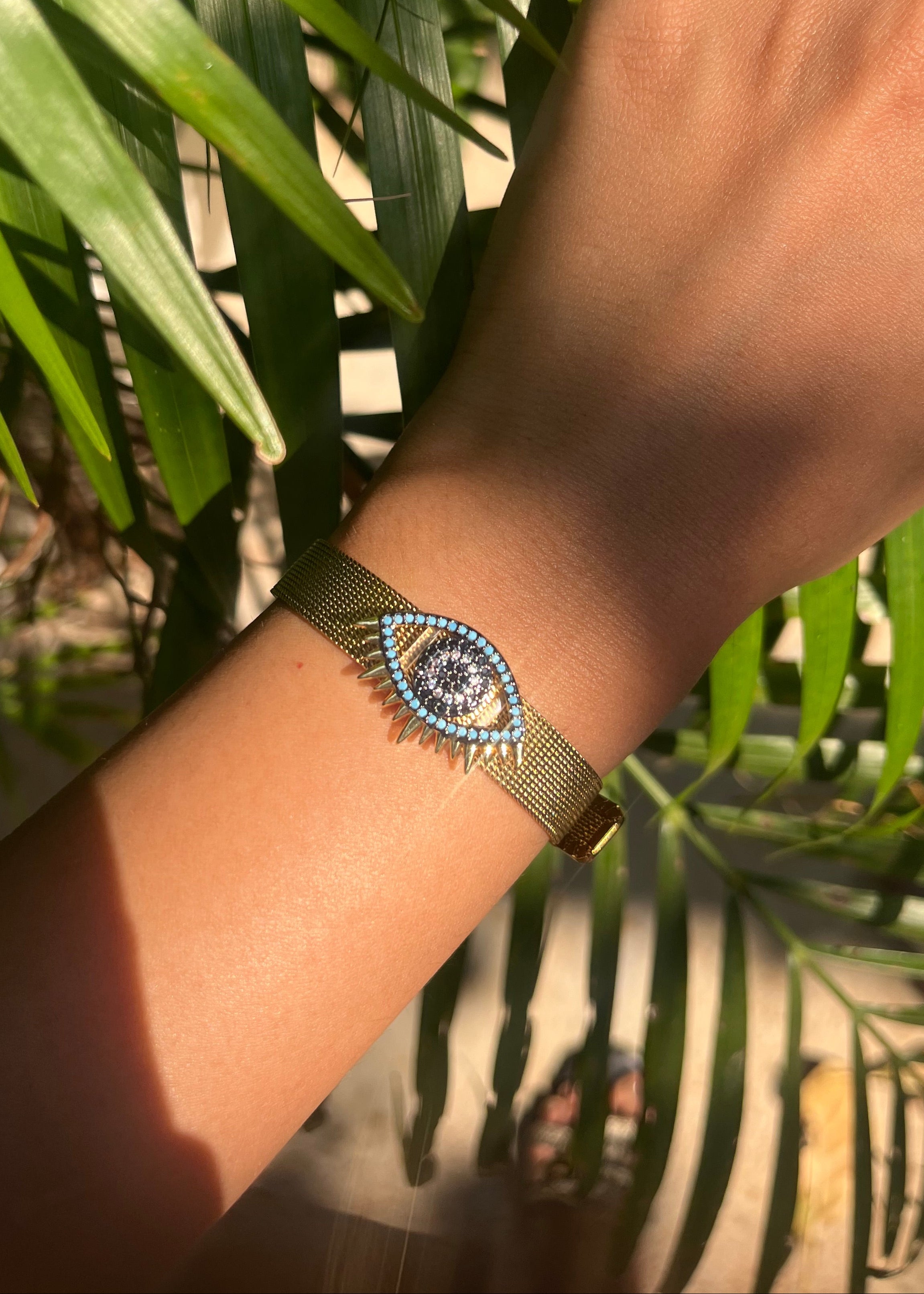 Zara Evil Eye Statement Bracelet