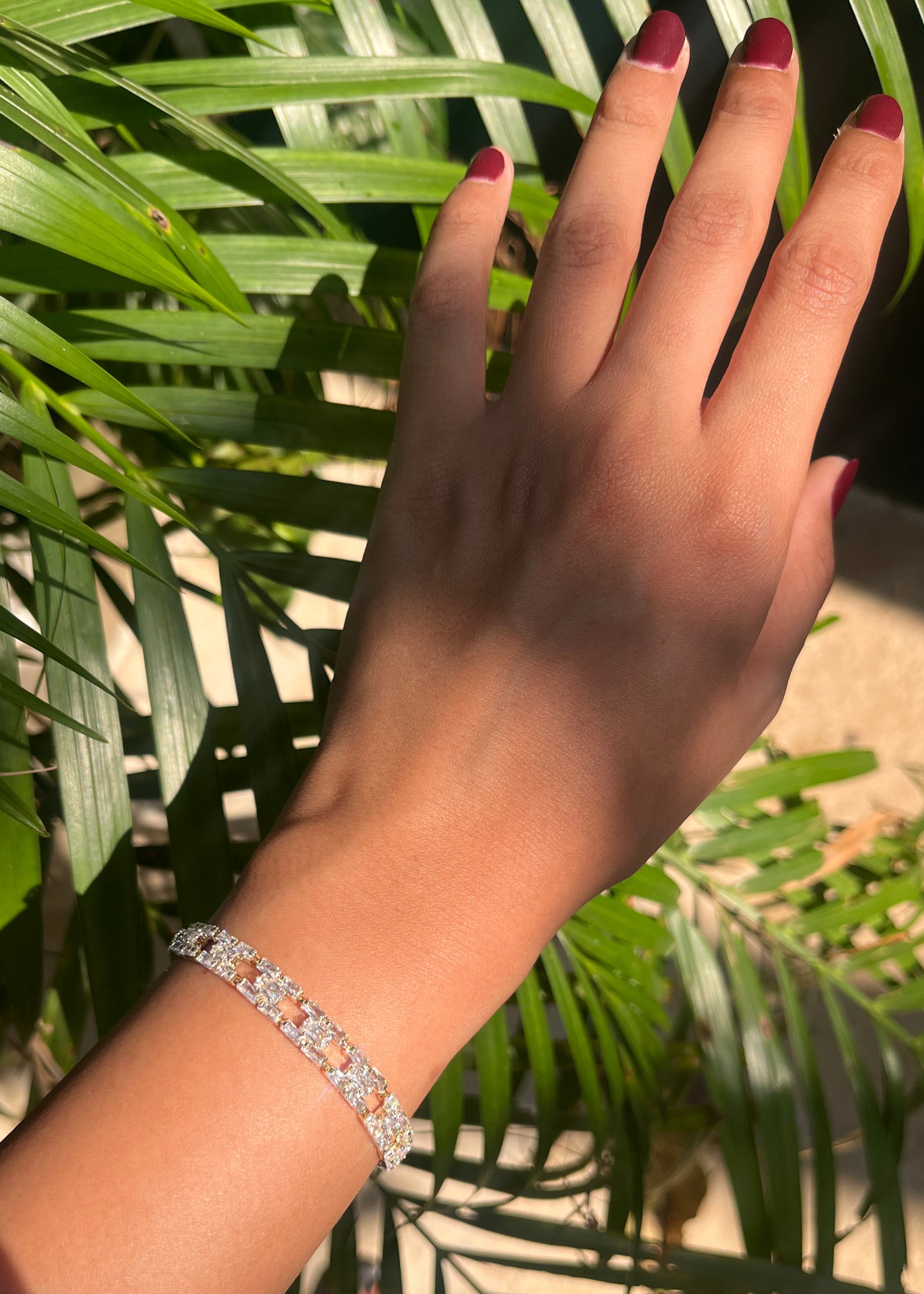 Celeste Crystal Tennis Bracelet