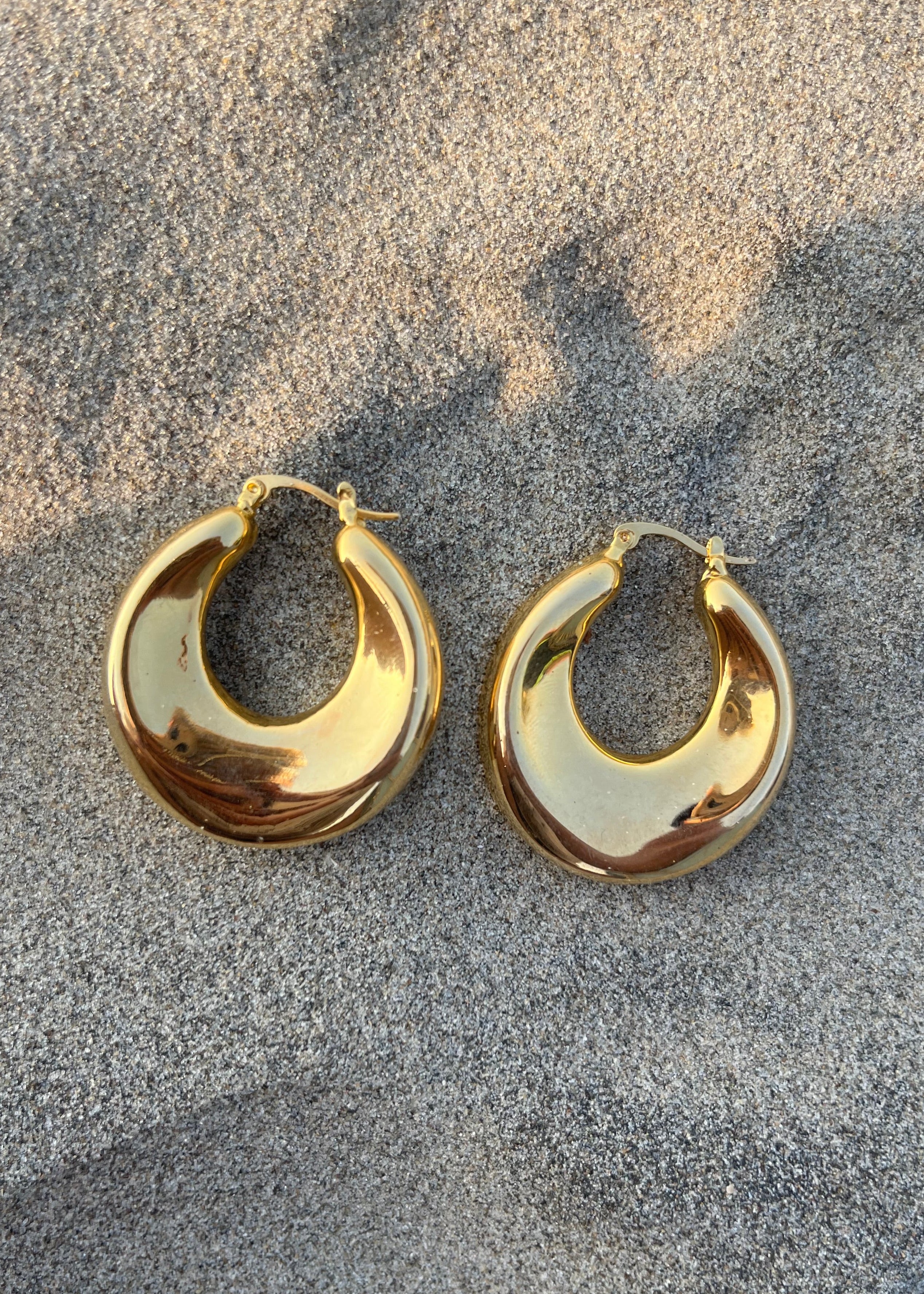 Luna Gold Hoops
