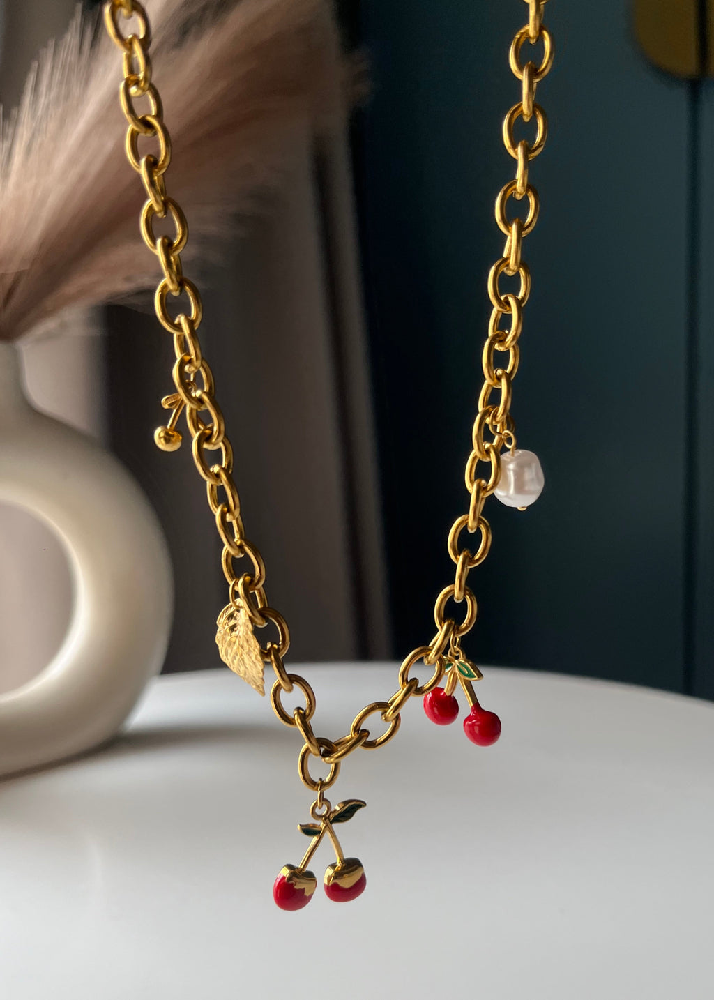 Cherry Charm Necklace